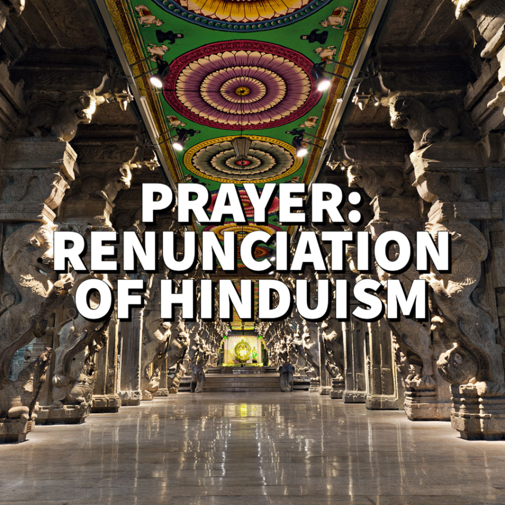 Prayer: Renunciation of Hinduism